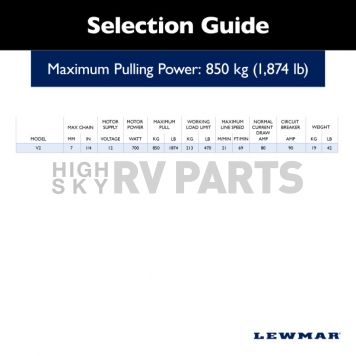 Lewmar Windlass - Vertical Mount 1874 Pound Maximum Pull - 6672011108-138-3