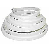 Taco Boat Edge Trim 1/2 Inch Height - 25 Foot Length White - V30-1008W25-1