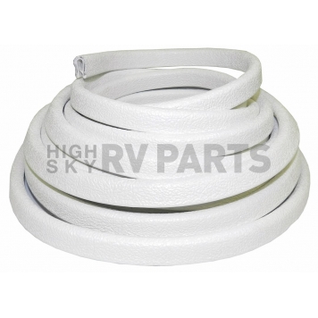 Taco Boat Edge Trim 1/2 Inch Height - 25 Foot Length White - V30-1008W25-1-1