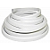 Taco Boat Edge Trim 1/2 Inch Height - 25 Foot Length White - V30-1008W25-1