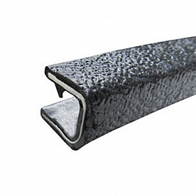 Taco Boat Edge Trim - 25 Foot Length - 5/32 Inch Inner Width x 9/16 Inch Outer Height - Black- V30-1005B25-1
