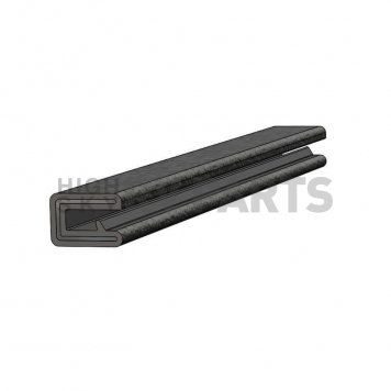 Taco Boat Edge Trim - 25 Foot Length - 5/32 Inch Inner Width x 9/16 Inch Outer Height - Black- V30-1005B25-1-4