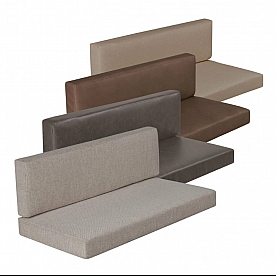Lippert Components Thomas Payne Back And Seat Dinette Cushion - Beige Vinyl - 2024043910