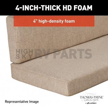 Lippert Components Thomas Payne Back And Seat Dinette Cushion - Grummond Vinyl - 2021100443-7