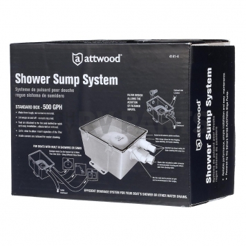 Attwood Marine Marine Gray Water Sump - 500 GPH - 4141-4-6
