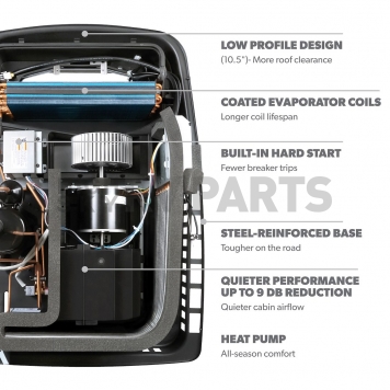 Dometic FreshJet 5 Heat Pump - 15,000 BTU White - FJX5557EHPWHCS-5