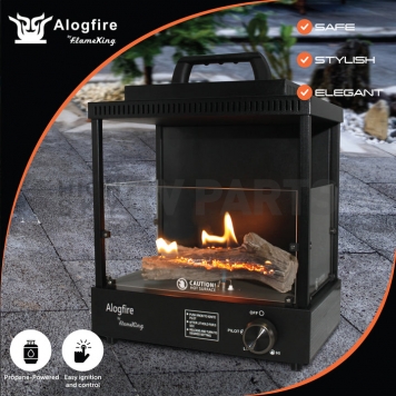 Flame King Alogfire LP Gas Fireplace Insert FK-ALF-P1A1-7