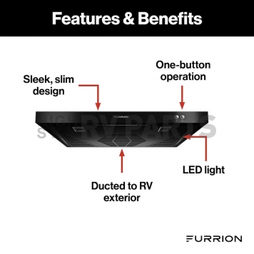 Furrion Stainless Steel Stove Vent Hood FHO23SACRV-BL-2