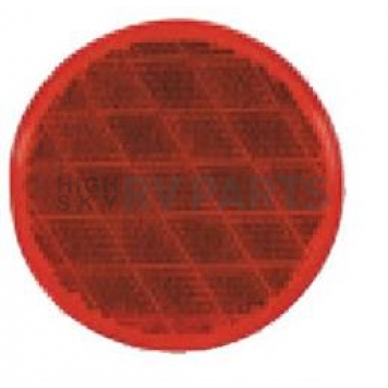 Optronics Reflector Round 3-3/16 Inch Diameter Red - RE21RBP