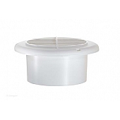 RV Designer Heating Cooling Register Round White - H820