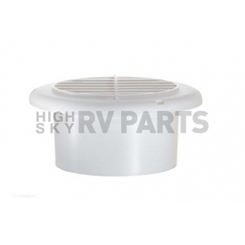 RV Designer Heating Cooling Register Round White - H820