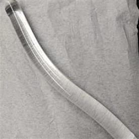 Fleming Sales Exterior Grab Bar - Clear Acrylic Plastic - 12 Inch Length