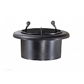 RV Designer Heating Cooling Register Round Black - H815