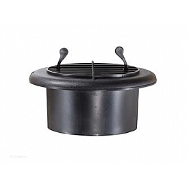 RV Designer Heating Cooling Register Round Black - H815