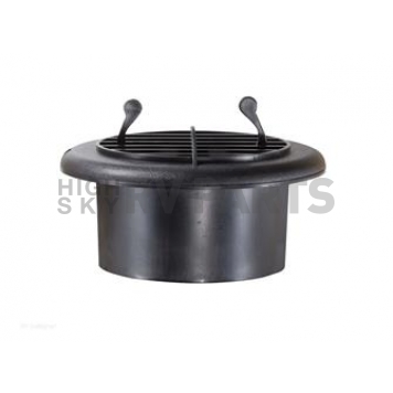 RV Designer Heating Cooling Register Round Black - H815