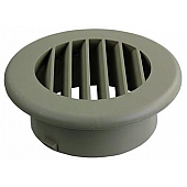 JR Products Heating/ Cooling Register - Round Tan - HV4TN-A