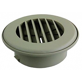 JR Products Heating/ Cooling Register - Round Tan - HV4DTN-A