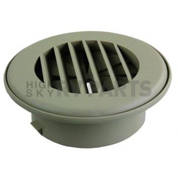 JR Products Heating/ Cooling Register - Round Tan - HV4DTN-A
