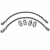 Blue Ox Trailer Safety Cable - 36 Inch Class III - Set of 2 - BX88207