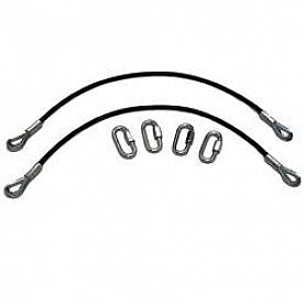 Blue Ox Trailer Safety Cable - 36 Inch Class III - Set of 2 - BX88207