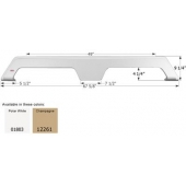 Icon Fender Skirt For Gulfstream  Innsbruck/ Conquest 67-5/8 Inch 9-1/4 Inch  White 01803