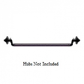 Conn X Leaf Spring Trailer Axle - 74 Inch Hub Face - 6000 Lbs - D6074SL