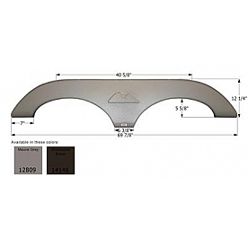Icon Fender Skirt For Keystone  Montana Mountaineer 69-7/8 Inch 12-1/4 Inch Winchester Brown 14146