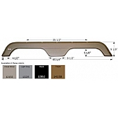 Icon Fender Skirt Fender Skirt For R-Vision 65-1/4 Inch 9-1/8 Inch Black 14158