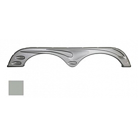 Icon Fender Skirt For Forest River  Stealth 73 Inch 12 Inch Metallic Silver 14345