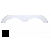 Icon Fender Skirt For Forest River  Grand Surveyor 65-1/2 Inch 11-7/8 Inch Black 14348