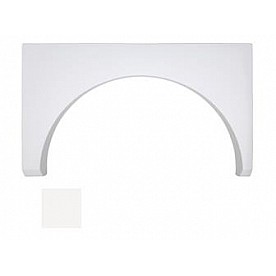 Icon Fender Skirt  46-1/4 Inch 28 Inch  White 14366