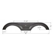 Icon Fender Skirt For Coachmen  Freedom Express 76 Inch 13 Inch Twilight Gray Metallic 14271