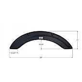 Icon Fender Skirt - Palomino s Banshee B-2 - Black - 14280