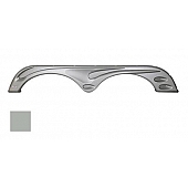 Icon Tandem Fender Skirt - Forest River Stealth - Metallic Silver - 14313