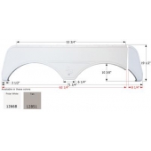 Icon Fender Skirt For Sunnybrook And Winnebago s 71-3/4 Inch 19-1/2 Inch Tan 12851