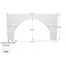 Icon Fender Skirt For Winnebago  Luxor 54-1/4 Inch 28-5/8 Inch  01946