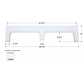 Icon Fender Skirt For Thor  Chateau 68-3/8 Inch 15 Inch  White 14099