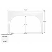 Icon Fender Skirt For Gulfstream  Friendship 49-5/8 Inch 31-1/2 Inch  01947