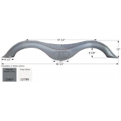 Icon Fender Skirt various Prime Time RV (Division Of Forest River)  Tracer Ultra Lite 82-1/2 Inch 13 Inch Midnight Metallic Gray 12607