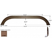 Icon Fender Skirt For Evergreen RV  Lifestyle Luxury RV 75-1/4 Inch 14-7/8 Inch Copper Rose 12588
