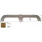 Icon Fender Skirt For Ameri-Camp s 70-3/8 Inch 11 Inch  White 12589
