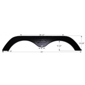 Icon Fender Skirt For R-Vision s 73 Inch 15-1/2 Inch Black 12411