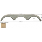 Icon Fender Skirt For Sunnybrook  Westpointe 107-1/4 Inch 18 Inch Champagne 12383