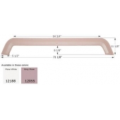 Icon Fender Skirt For Forest River  Wildwood Units 71-1/8 Inch 11-1/8 Inch  White 12188