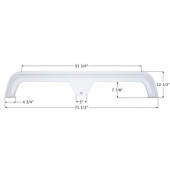 Icon Fender Skirt For Holiday Rambler  Alumascape 71-1/2 Inch 12-1/2 Inch  White 14141