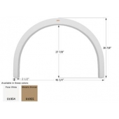 Icon Fender Skirt For Fleetwood  Bounder Class A Motorhomes 46-1/4 Inch 30-7/8 Inch  White 01954