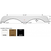 Icon Fender Skirt For Gulfstream  Gulf Breeze 70-1/2 Inch 9 Inch  White 01956