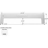 Icon Fender Skirt For Thor  Chateau 71 Inch 16-1/8 Inch  White 01843