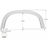 Icon Fender Skirt For Four Winds s 39 Inch 16-1/4 Inch  White 12187