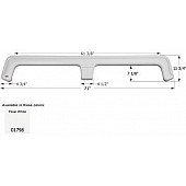Icon Fender Skirt For Cobra  Sierra/ Cavalier 71 Inch 11-3/4 Inch  White 01798